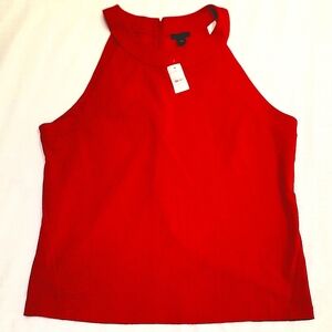 Ann Taylor Red Halter